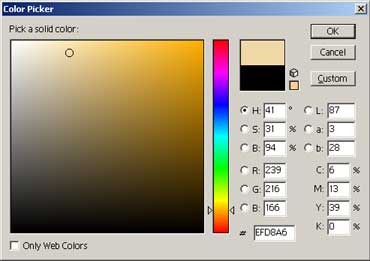 Photoshop Colour Picker