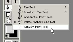 Convert Point Tool in Photoshop