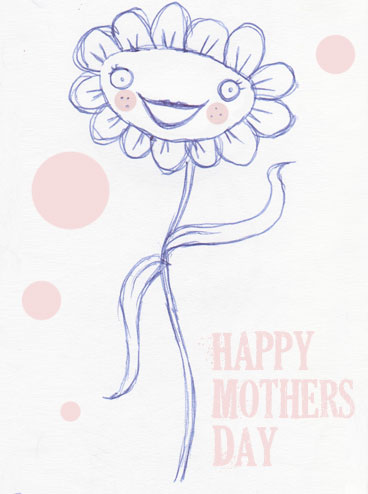 Happy Mothers Day illustration
